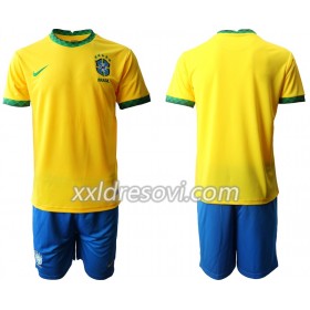 Brazil Domaći Dječji Komplet Dresovi za Nogomet 2020 (+ kratke hlače)